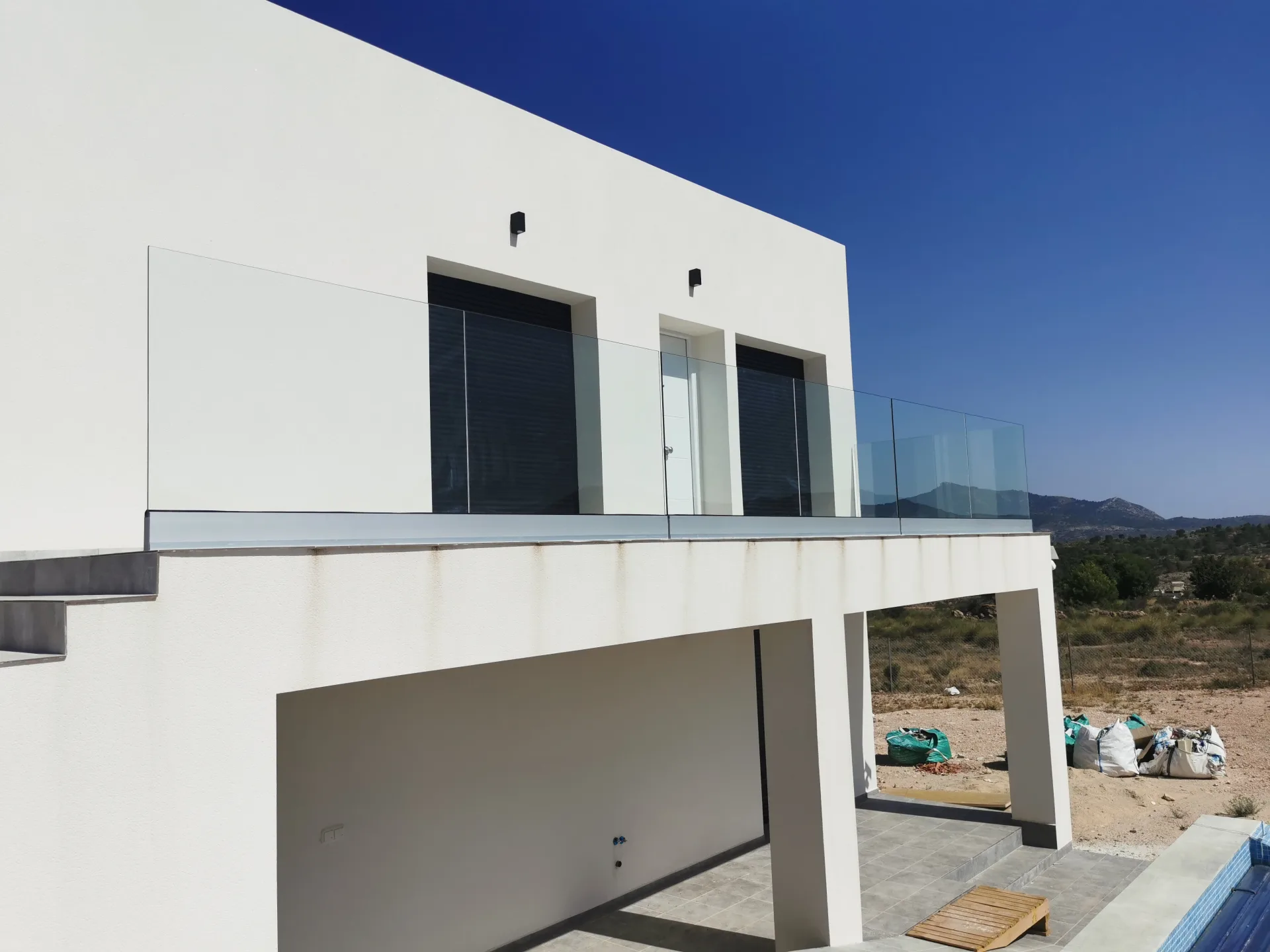 Cortina de cristal abatible - La Zenia